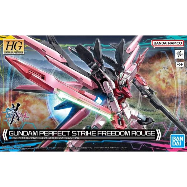 BANDAI 1/144 HG 鋼彈創鬥者 元宇宙 全備型嫣紅攻擊自由鋼彈 組裝模型 BANDAI 1/144 HG 鋼彈創鬥者 元宇宙 全備型嫣紅攻擊自由鋼彈 組裝模型