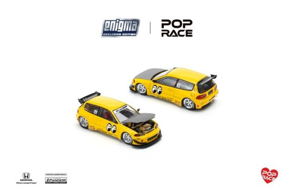 POP RACE × Enigma 1/64 本田 Honda Pandem Civic EG6 v1.5 - MOONEYES PRE0010 POP RACE × Enigma 1/64 本田 Honda Pandem Civic EG6 v1.5 - MOONEYES PRE0010