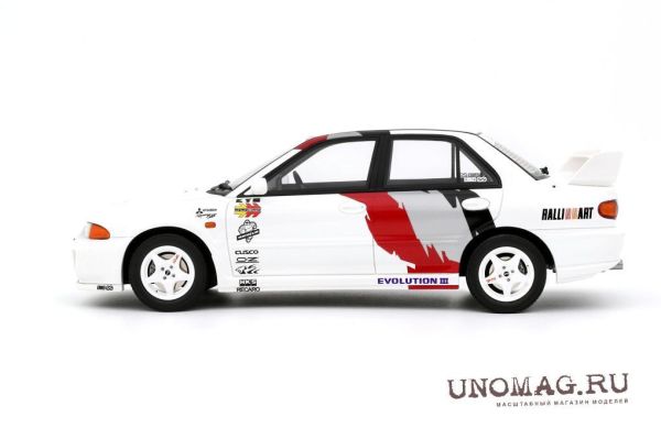 (預購) OTTO 1/18 三菱 MITSUBISHI LANCER EVO III SCOTIA WHITE W83 1995 OT1344 20260825 OTTO 1/18 三菱 MITSUBISHI LANCER EVO III SCOTIA WHITE W83 1995 OT1344