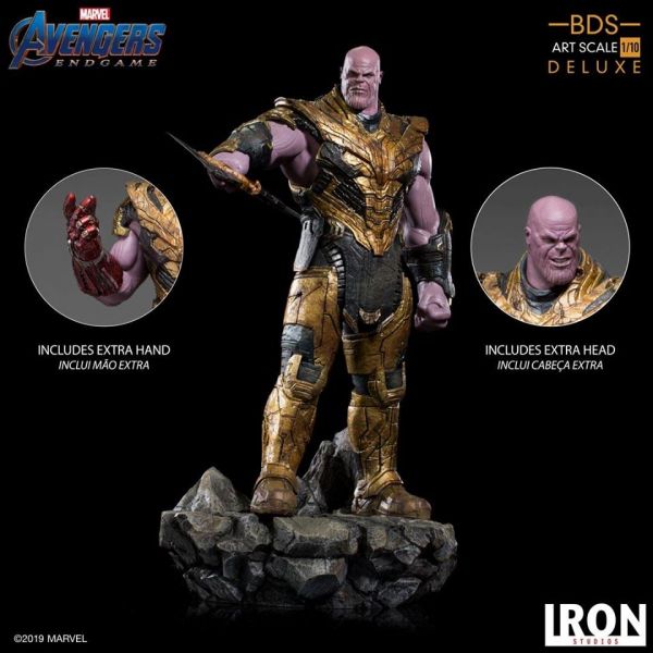 Iron Studio 1/10 漫威MARVEL 復仇者聯盟 終局之戰 薩諾斯 Black Order 豪華版 雕像  Iron Studio,1/10,漫威,MARVEL,薩諾斯,Black Order,雕像