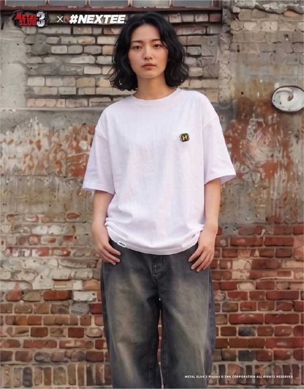 NEXTee 合金彈頭MetalSlug Project-001 寬版短袖T恤 黑&白 NEXTee 合金彈頭MetalSlug Project-001 寬版短袖T恤 黑&白