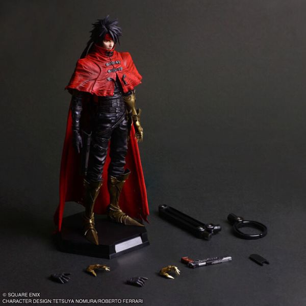 SQUARE ENIX PLAY ARTS 真 FF7R 太空戰士7 重生 最終幻想7 文森特·瓦倫泰 可動完成品 SQUARE ENIX PLAY ARTS 真 FF7R 太空戰士7 重生 最終幻想7 文森特·瓦倫泰 可動完成品