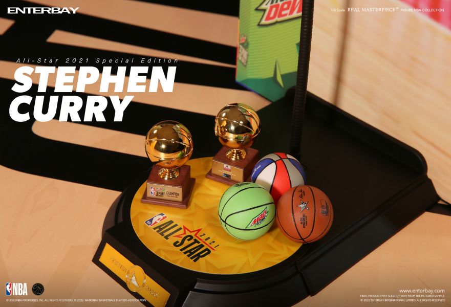 絕版斷貨中 ENTERBAY 1/6 Stephen Curry 史蒂芬柯瑞 NBA 2021 全明星賽 ENTERBAY 1/6 Stephen Curry 史蒂芬柯瑞 NBA 2021 全明星賽