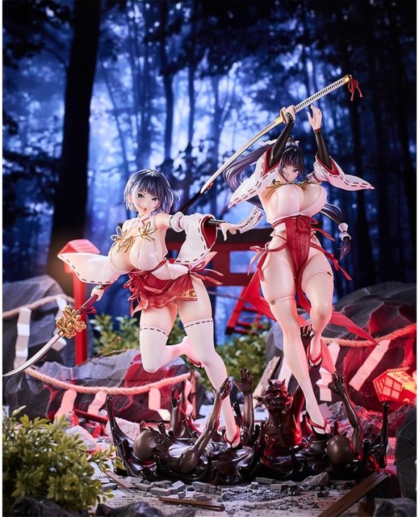 [18禁商品] HOTVENUS 1/6 淪為奴隸的戰巫女 藤堂朔夜 與 東堂伊織 套組 PVC完成品 [18禁商品] HOTVENUS 1/6 淪為奴隸的戰巫女 藤堂朔夜 與 東堂伊織 套組 PVC完成品