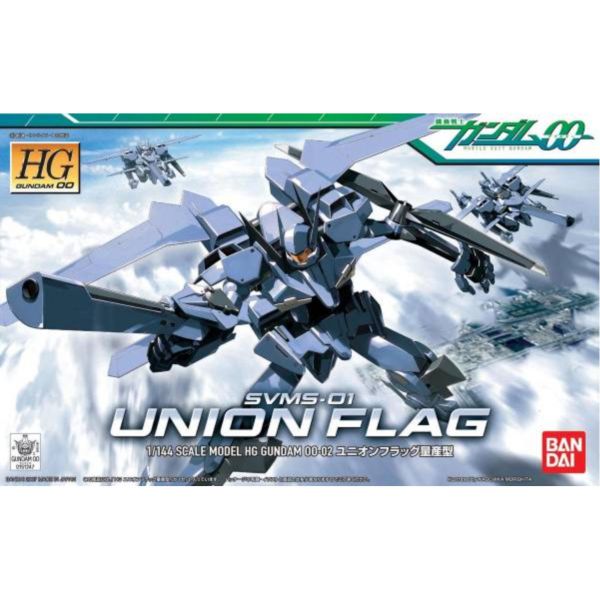 BANDAI 1/144 HG OO 002 聯合旗幟式 機動戰士 鋼彈OO 組裝模型 HG00 1/144 #02 鋼彈00 聯合旗幟式 UNION FLAG