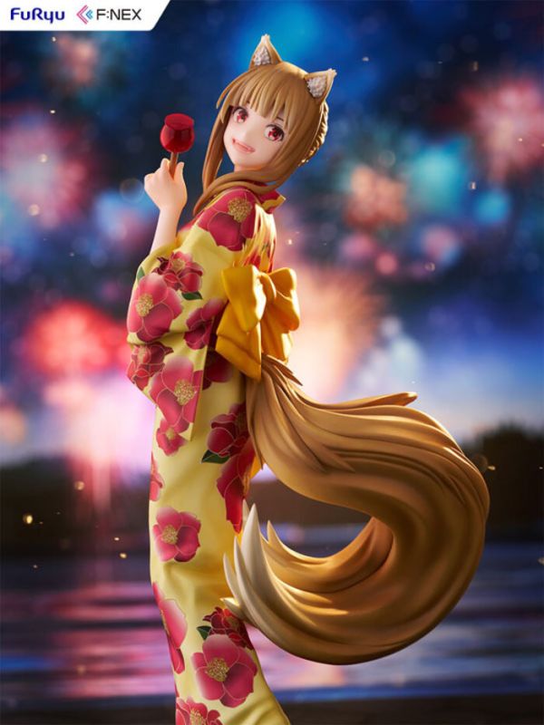 FURYU 1/7 F:NEX 狼與辛香料 赫蘿 浴衣ver. PVC完成品 FURYU 1/7 F:NEX 狼與辛香料 赫蘿 浴衣ver. PVC完成品