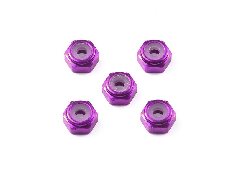 TAMIYA 田宮 #95555 迷你四驅車 軌道車 紫色防鬆螺帽 2mm Aluminum Lock Nut  田宮, TAMIYA ,95555, 迷你四驅車, 軌道車, 紫色防鬆螺帽, 2mm, Aluminum Lock Nut