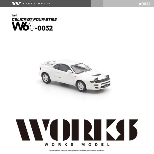 (預購) WORKS MODEL 1/64 豐田 TOYOTA CELICA GT FOUR ST185 W640032 20260708 WORKS MODEL 1/64 豐田 TOYOTA CELICA GT FOUR ST185 W640032