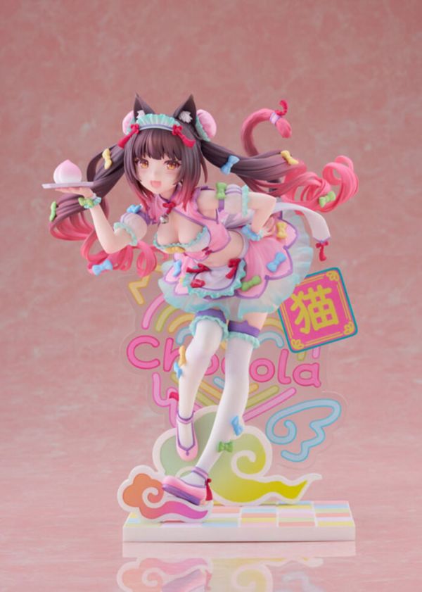 Claynel 1/7 貓娘樂園 巧克力 夢幻可愛中國Ver. PVC完成品 Claynel 1/7 貓娘樂園 巧克力 夢幻可愛中國Ver. PVC完成品
