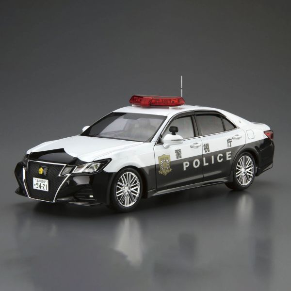 AOSHIMA 青島 1/24 豐田 TOYOTA GRS214 皇冠 交通管制巡邏車'16 組裝模型 AOSHIMA 青島 1/24 豐田 TOYOTA GRS214 皇冠 交通管制巡邏車'16 組裝模型