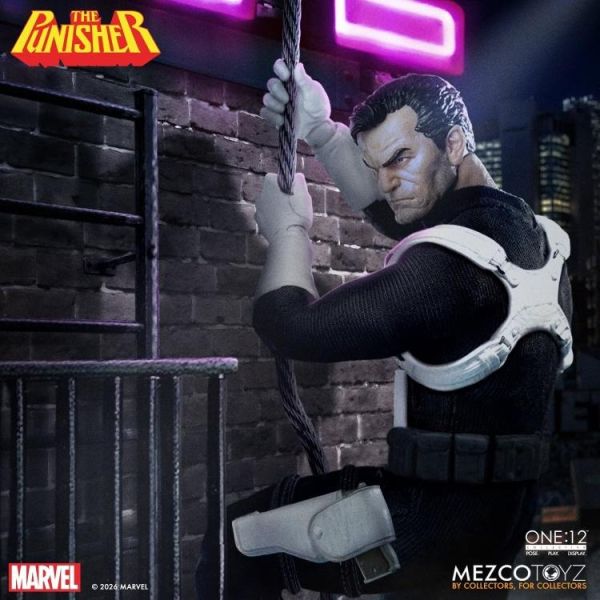 (預購) MEZCO TOYZ One:12 Collective 漫威 制裁者 約17cm 可動完成品 20260708 MEZCO TOYZ One:12 Collective 漫威 制裁者 約17cm 可動完成品