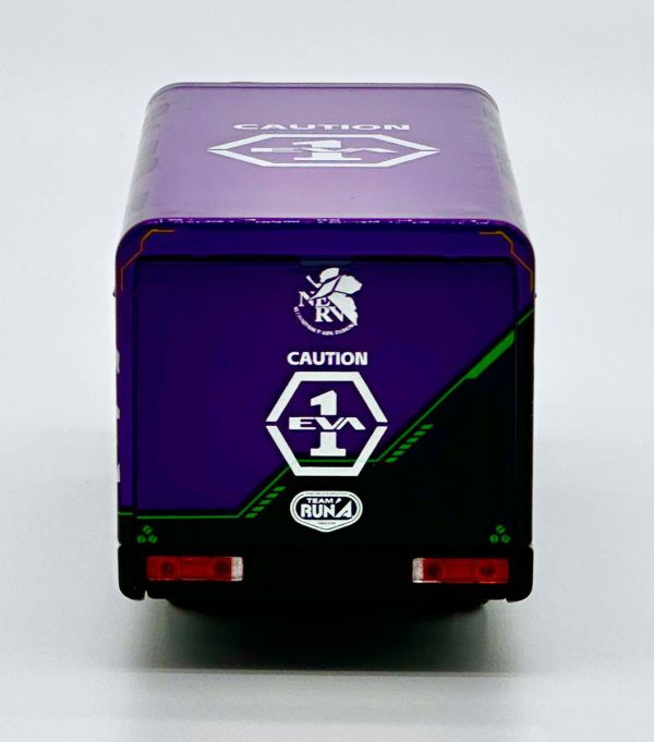 POP RACE 1/64 EVA Racing Trans Porter HINO 500 運輸車 EVA-01 初號機 新世紀福音戰士 POP RACE 1/64 EVA Racing Trans Porter HINO 500 運輸車 EVA-01 初號機