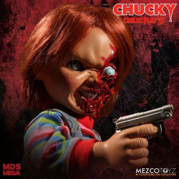 [再販] Mezco toyz 超大隻 15吋 Child's Play 3 鬼娃恰吉 披薩臉 可動完成品 [再販] Mezco toyz 超大隻 15吋 Child's Play 3 鬼娃恰吉 披薩臉 可動完成品