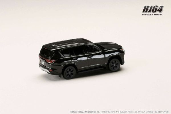 (預購) Hobby JAPAN 1/64 LEXUS LX600 OFFROAD - Hazel Interior 棕色內裝 Graphite Black 石墨黑 HJ643061BGK 20251107 Hobby JAPAN 1/64 LEXUS LX600 OFFROAD - Hazel Interior 棕色內裝 Graphite Black 石墨黑 HJ643061BGK