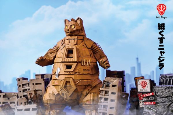Bid Toys 紙屑喵機拉 Waste Paper Nyajira 喵機拉與地台套裝組 靜態完成品 分別販售 Bid Toys 紙屑喵機拉 Waste Paper Nyajira 喵機拉與地台套裝組 靜態完成品