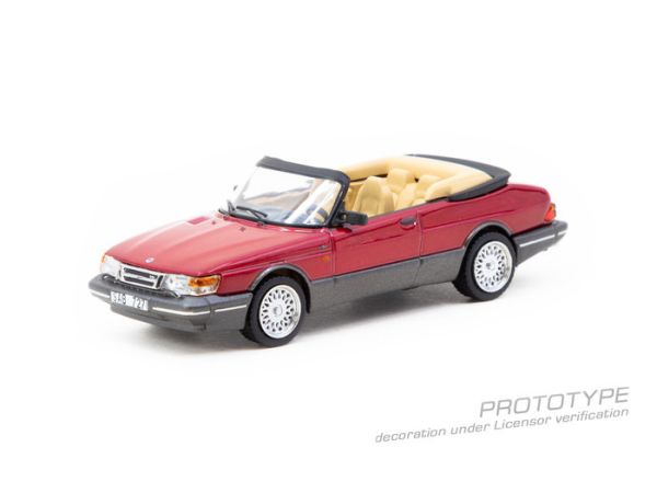 TARMAC WORKS 1/64 紳寶 Saab 900 Turbo Convertible Red T64G-067-RE TARMAC WORKS 1/64 紳寶 Saab 900 Turbo Convertible Red T64G-067-RE
