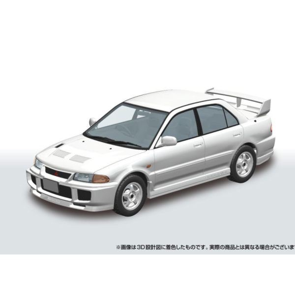 AOSHIMA 青島 樂Pla Snap Car 04-SW Lancer EvoⅢ GSR(CE9A) 1995 Scotia White 組裝模型 AOSHIMA 青島 樂Pla Snap Car 04-SW Lancer EvoⅢ GSR(CE9A) 1995 Scotia White 組裝模型