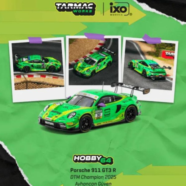 (預購) TARMAC WORKS 1/64 保時捷 HOBBY64 Porsche 911 GT3 R DTM Champion 2025 T64-084-25DTM90 20260706 TARMAC WORKS 1/64 保時捷 HOBBY64 Porsche 911 GT3 R DTM Champion 2025 T64-084-25DTM90