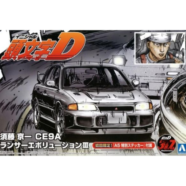 (預購) AOSHIMA 青島 1/24 頭文字D #20 須藤京一 三菱 Lancer Evolution CE9A Ⅲ 組裝模型 20260707 AOSHIMA 青島 1/24 頭文字D #20 須藤京一 三菱 Lancer Evolution CE9A Ⅲ 組裝模型