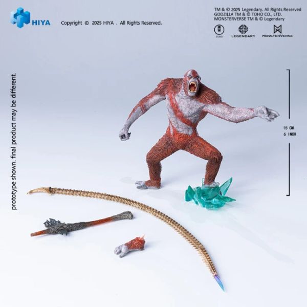 (預購) Hiya Toys 哥吉拉大戰金剛 帝國崛起 超刀疤王 15CM (EBG0417) 可動完成品 20251120 Hiya Toys 哥吉拉大戰金剛 帝國崛起 超刀疤王 15CM (EBG0417) 可動完成品