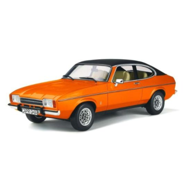(預購) OTTO 1/18 福特 FORD CAPRI MK2 3,0L V6 GHIA PHOENIXORANGE/BLACK 1974 OT1387 20260524 OTTO 1/18 福特 FORD CAPRI MK2 3,0L V6 GHIA PHOENIXORANGE/BLACK 1974 OT1387