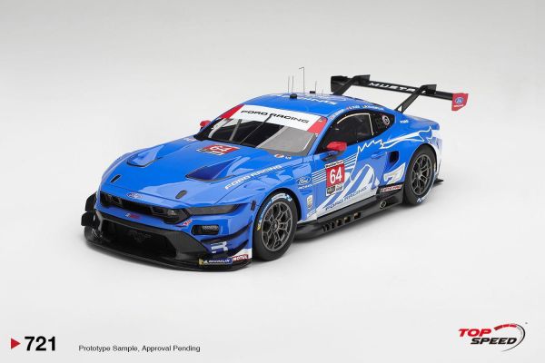 (預購) TOP SPEED 福特 Ford Mustang GT3 #65 Ford Racing 2026 IMSA Daytona 24 Hrs TS0722 20261019 TOP SPEED 福特 Ford Mustang GT3 #65 Ford Racing 2026 IMSA Daytona 24 Hrs TS0722