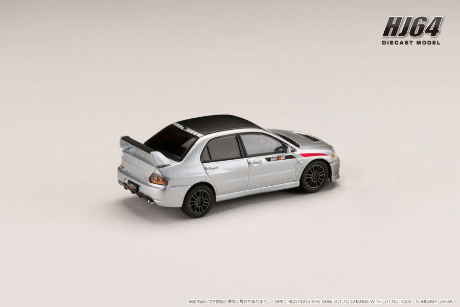 [特典引擎版] Hobby JAPAN 1/64 三菱 MITSUBISHI LANCER EVOLUTION 9 MR GSR JDM改裝版(附展示引擎) 金屬銀 Hobby JAPAN 1/64 三菱 MITSUBISHI LANCER EVOLUTION 9 MR GSR JDM改裝版(附展示引擎) 金屬銀