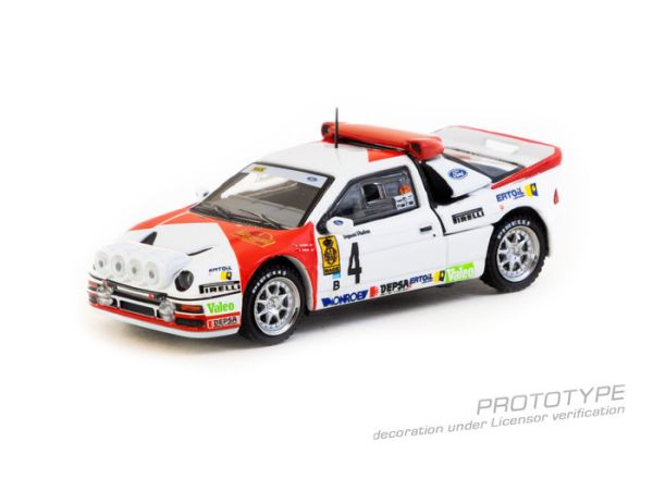 TARMAC WORKS 1/64 福特 Ford RS200 Rallye Catalunya 1986 T64P-001-86RC04 TARMAC WORKS 1/64 福特 Ford RS200 Rallye Catalunya 1986 T64P-001-86RC04
