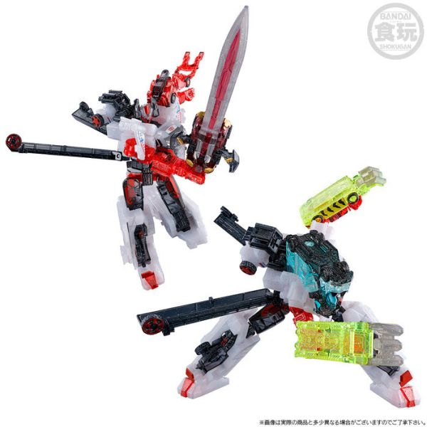 BANDAI MINIPLA 爆上戰隊 BoonBoomger BIG-9 奔轟機械人合體機套裝 透明版 BANDAI MINIPLA 爆上戰隊 BoonBoomger BIG-9 奔轟機械人合體機套裝 透明版