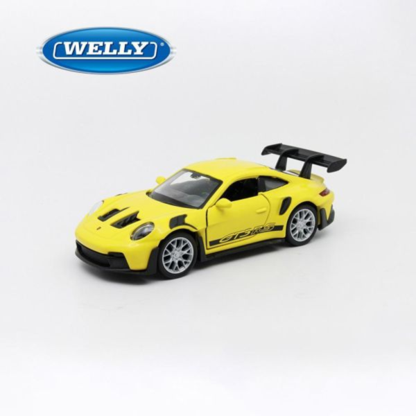 (預購) WELLY 4.75吋 保時捷 Porsche 911 GT3 RS 跑車模型 43835CW(黃色) 20260915 WELLY 4.75吋 保時捷 Porsche 911 GT3 RS 跑車模型 43835CW(黃色)