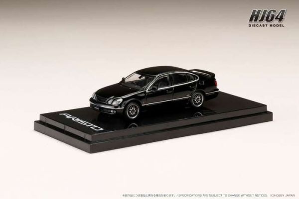 Hobby JAPAN 1/64 豐田 Toyota ARISTO V300 VERTEX EDITION 前期版 改裝式樣 黑色 HJ642030CBK Hobby JAPAN 1/64 豐田 Toyota ARISTO V300 VERTEX EDITION 前期版 改裝式樣 黑色 HJ642030CBK