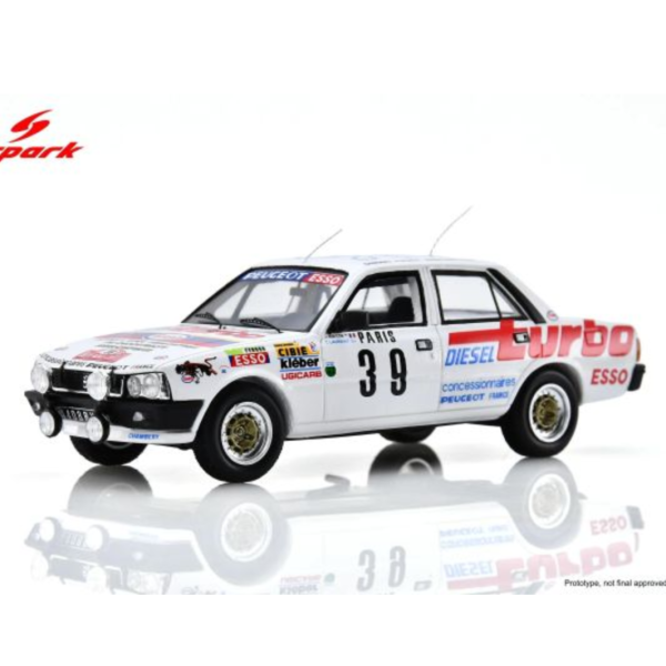 (預購) SPARK 1/43 寶獅 Peugeot 505 Turbo Diesel No.39 Monte Carlo Rally 1981 S2618 20260924 SPARK 1/43 寶獅 Peugeot 505 Turbo Diesel No.39 Monte Carlo Rally 1981 S2618