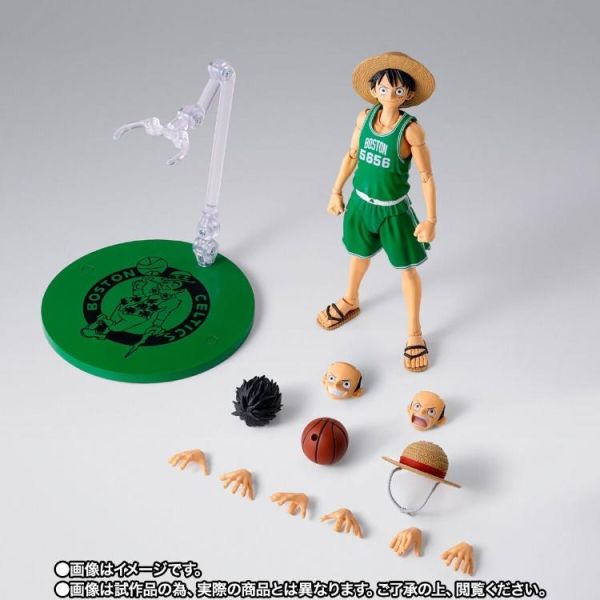 (預購) BANDAI S.H.Figuarts SHF 航海王 ONE PIECE×NBA 魯夫 塞爾提克 CELTICS ver. 可動完成品 20260420 BANDAI S.H.Figuarts SHF 航海王 ONE PIECE×NBA 魯夫 塞爾提克 CELTICS ver. 可動完成品