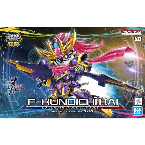 BANDAI SD鋼彈 鋼彈創鬥者 元宇宙 十字剪影 F9之1改 組裝模型 BANDAI,SD鋼彈,鋼彈創鬥者,元宇宙,十字剪影,F9之1改 ,組裝模型,