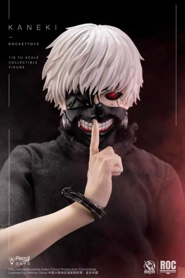 (預購) ROCKETTOYS 正版授權 1/6 東京喰種 金木研 KANEKI 覺醒Ver. 可動完成品 20260716 ROCKETTOYS 正版授權 1/6 東京喰種 金木研 KANEKI 覺醒Ver. 可動完成品