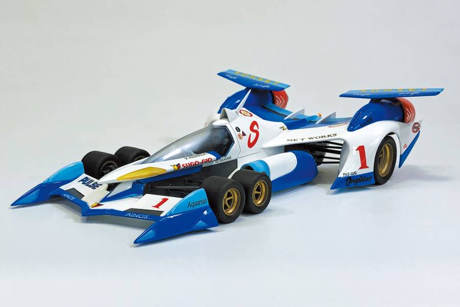 [再販] AOSHIMA 1/24 閃電霹靂車 #08 ν阿斯拉達 AKF-0/G 組裝模型 AOSHIMA,124,閃電霹靂車,SUGO,菅生車隊,超級阿斯拉01