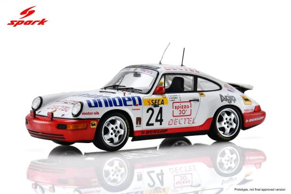 (預購) SPARK 1/43 保時捷 Porsche 964 Carrera 2 No.24 24H Spa 1991 20261109 SPARK 1/43 保時捷 Porsche 964 Carrera 2 No.24 24H Spa 1991