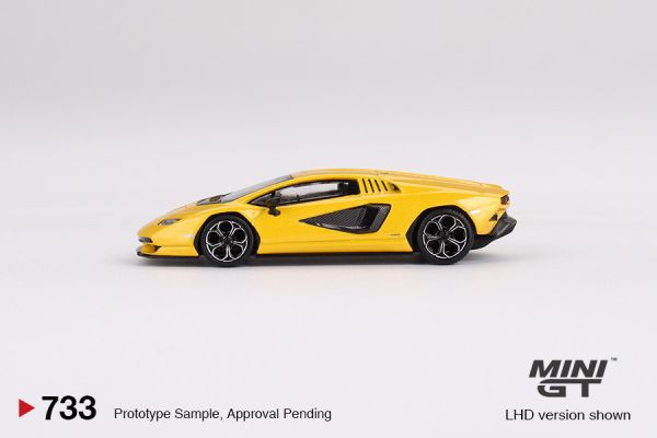 MINIGT 1/64 藍寶堅尼 Lamborghini Countach LPI 800-4  New Giallo Orion 鉛黃色 左駕 MINIGT 1/64 藍寶堅尼 Lamborghini Countach LPI 800-4  New Giallo Orion 鉛黃色 左駕