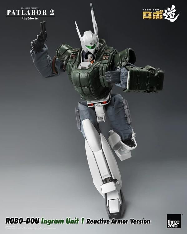 threezero 機動警察劇場版Ⅱ ROBO-DOU 英格倫1號機反應裝甲 可動完成品 threezero 機動警察劇場版Ⅱ ROBO-DOU 英格倫1號機反應裝甲 可動完成品