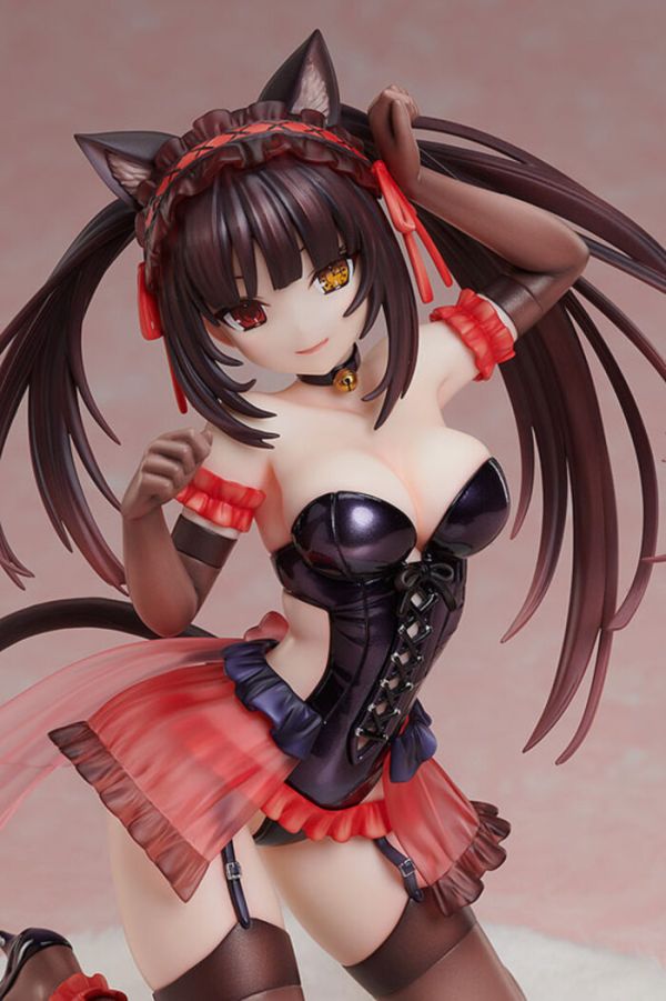 KADOKAWA 1/7 約會大作戰DATE A BULLET 赤黑新章 原作版 時崎狂三 貓耳ver. PVC完成品 KADOKAWA 1/7 約會大作戰DATE A BULLET 赤黑新章 原作版 時崎狂三 貓耳ver. PVC完成品