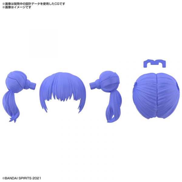BANDAI 30MS 髮型配件套組 Vol 3 全4種 組裝模型 BANDAI,30MS,髮型配件套組,Vol.3,全4種,組裝模型,