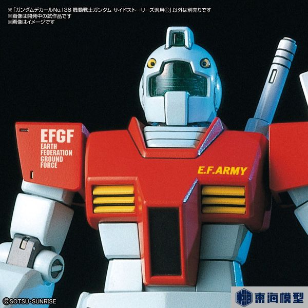 BANDAI 鋼彈專用水貼紙 136 機動戰士鋼彈外傳SIDE STORIES通用 水貼紙1 BANDAI,鋼彈,專用,水貼紙,136,機動戰士,鋼彈,外傳,SIDE,STORIES,通用,水貼紙1,