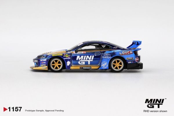 (預購) MINIGT 1/64 日產 Nissan LB-Super Silhouette S15 SILVIA   #555 Team MINI GT Liberty Walk 2025 Formula Drift RHD 吊卡版 MGT01157-B 20251113 MINIGT 1/64 日產 Nissan LB-Super Silhouette S15 SILVIA   #555 Team MINI GT Liberty Walk 2025 Formula Drift RHD 吊卡版 MGT01157-B