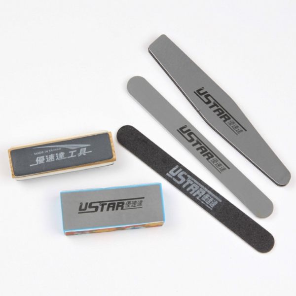 USTAR 優速達 UA91605 模型專用打磨棒 (5款入) 砂紙棒 USTAR,優速達,UA91605,模型,專用,打磨棒,5款入,砂紙棒