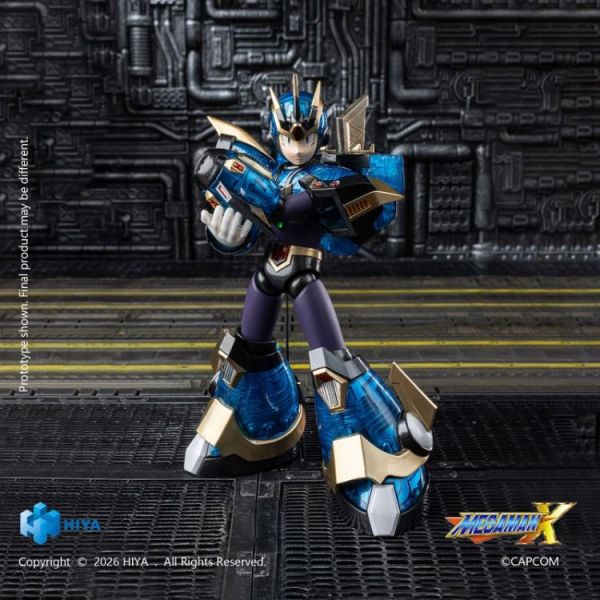 (預購) Hiya Toys E.B.S. 15.5cm 洛克人X系列 艾克斯 究極裝甲ver. 可動完成品 EBM0383 20260924 Hiya Toys E.B.S. 15.5cm 洛克人X系列 艾克斯 究極裝甲ver. 可動完成品 EBM0383