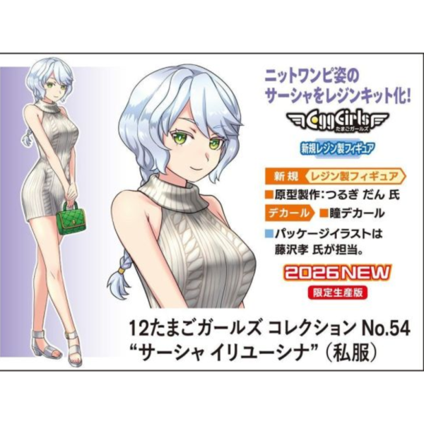 (預購) HASEGAWA 1/12 12 Egg Girls Collection No. 54 "Sasha Ilyucina 組裝模型 20260910 HASEGAWA 1/12 12 Egg Girls Collection No. 54 "Sasha Ilyucina 組裝模型