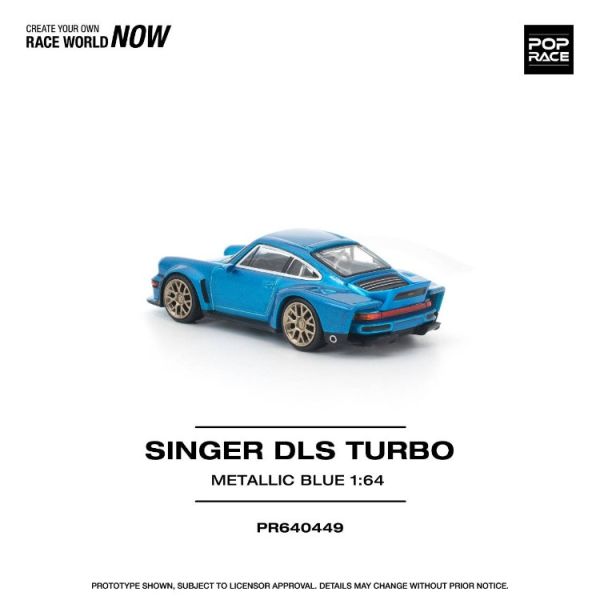 (預購) POP RACE 1/64 保時捷 SINGER DLS TURBO METALLIC BLUE PR640449 20251121 POP RACE 1/64 保時捷 SINGER DLS TURBO METALLIC BLUE PR640449
