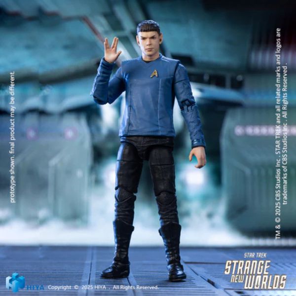 Hiya Toys 極致迷你系列 1/18 10.5CM 星際爭霸戰 奇異新世界 史巴克 可動完成品 EMS0196 Hiya Toys 極致迷你系列 1/18 10.5CM 星際爭霸戰 奇異新世界 史巴克 可動完成品 EMS0196