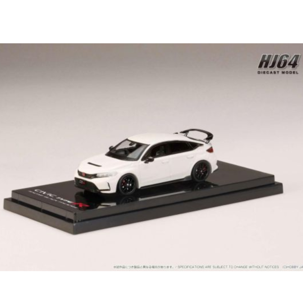 (預購) HOBBY JAPAN 1/64 本田 Honda CIVIC TYPE R (FL5) RACING BLACK Package 2025 CHAMPIONSHIP WHITE 冠軍白 HJ644063W 20261007 HOBBY JAPAN 1/64 本田 Honda CIVIC TYPE R (FL5) RACING BLACK Package 2025 CHAMPIONSHIP WHITE 冠軍白 HJ644063W