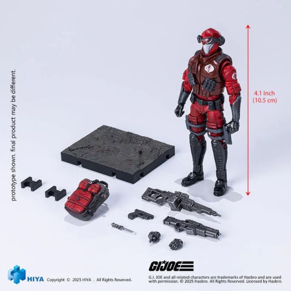 (預購) Hiya Toys 1/18 特種部隊 深紅毒蛇兵 10.5CM 可動完成品 20251222 Hiya Toys 1/18 特種部隊 深紅毒蛇兵 10.5CM 可動完成品